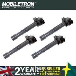 4 Pack of Mobiletron CH-30 Ignition Coil for Honda Accord