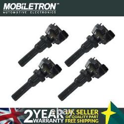 4 Pack of Mobiletron CM-01 Ignition Coil for Mitsubishi Lancer