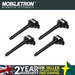 4 Pack of Mobiletron CN-35 Ignition Coil for Nissan Qashqai +2 Tiida X-Trail