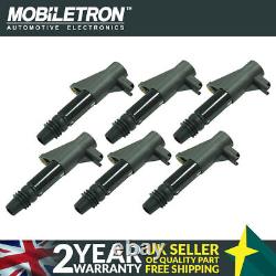 6 Pack of Mobiletron CE-77 Ignition Coil for Peugeot 406 407 607