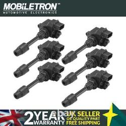 6 Pack of Mobiletron CN-17 Ignition Coil for Nissan Maxima QX