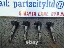 Audi A5 2.0 Tfsi 6 Speed Manual 2010 4x Ignition Coil Pack 07k905715f
